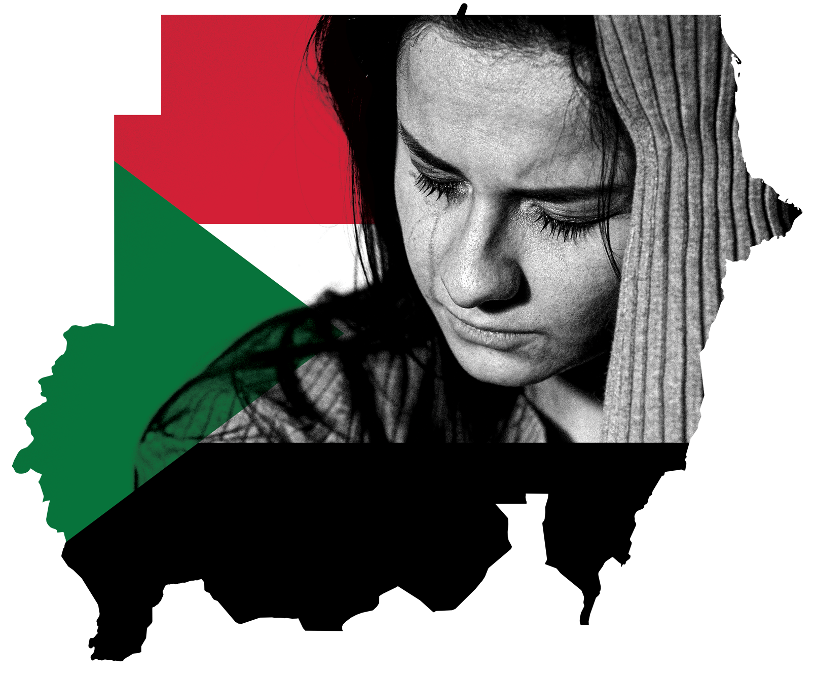 woman+sudan-flag